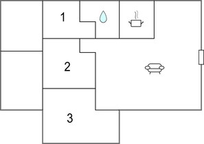 Floor plan - Amazing home in Gørlev with WiFi (Gørlev)
