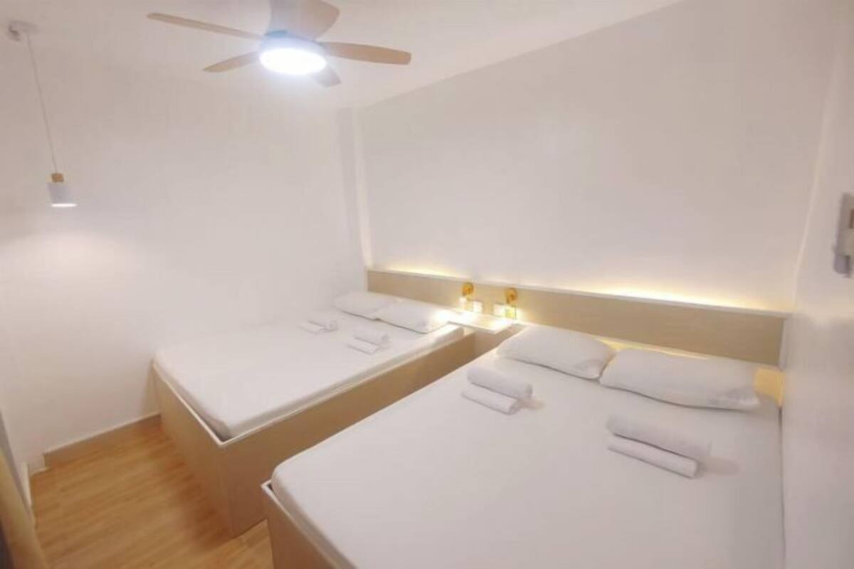 1 bedroom, desk, soundproofing, iron/ironing board