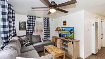 TV connectée, cheminée
