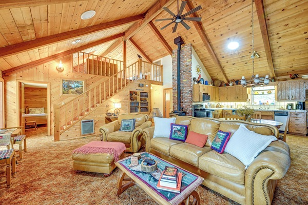 Badger Vacation Rental | 2BR | 1BA | Stairs Required | 1,460 Sq Ft