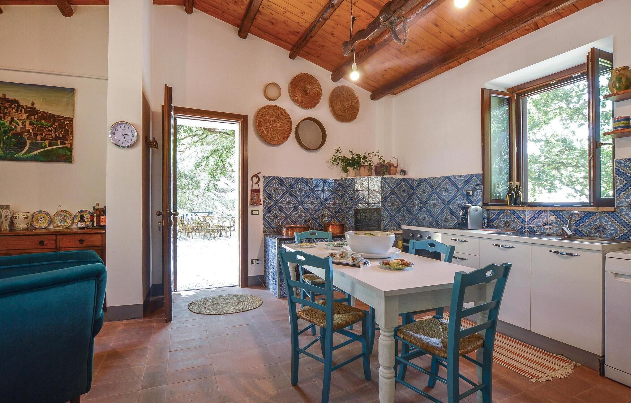 Fridge, stovetop, dishwasher, coffee/tea maker