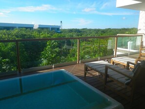 Idromassaggio all'aperto