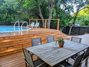 Outdoor pool - South Austin Charmer with Backyard Oasis (Austin)