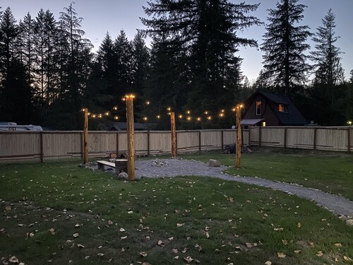 Full hook-up RV tent site in Paradise Estates