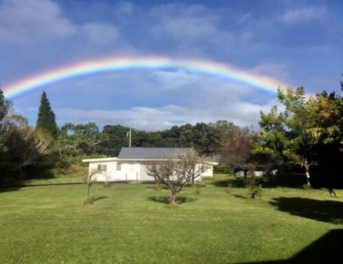 Volcano Red Sky tea garden