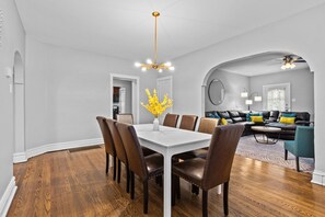 Apartment, Multiple Beds, Fireplace, City View | Dining - Botanical Bliss | JZ Vacation Rentals (St. Louis)