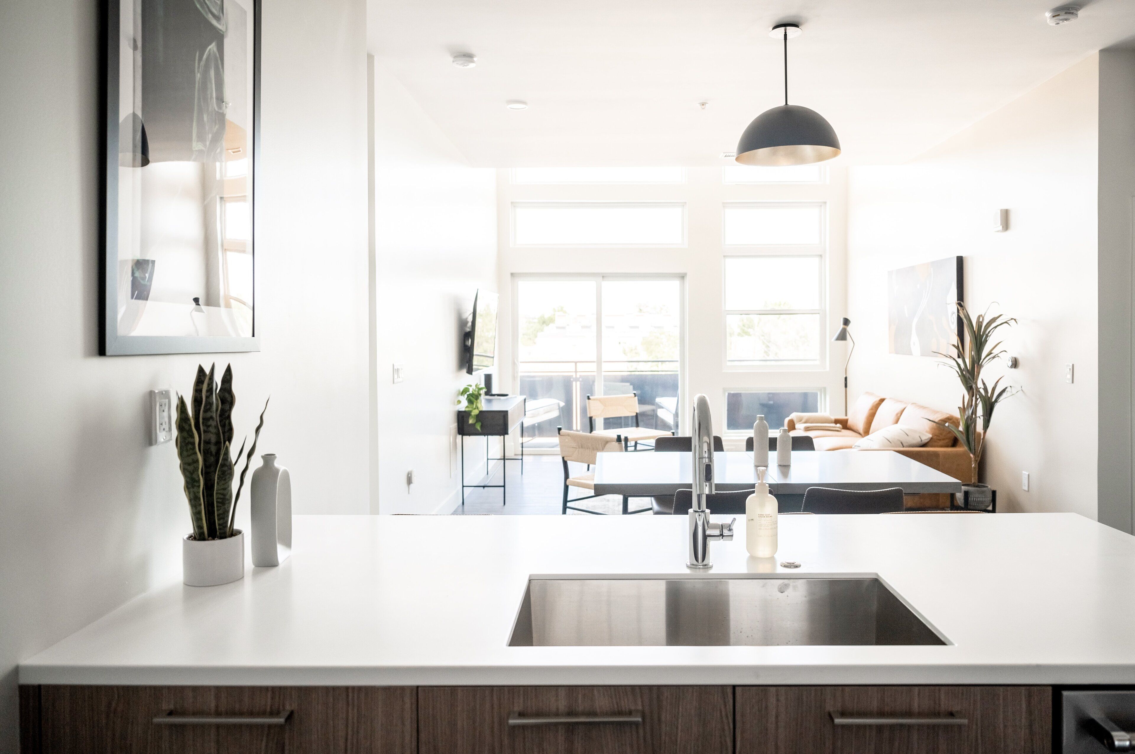 Huoneisto, useita sänkyjä, parveke, vuoristonäköala (unit 505) | Yksityinen keittiö | Jääkaappi, mikroaaltouuni, uuni, liesi