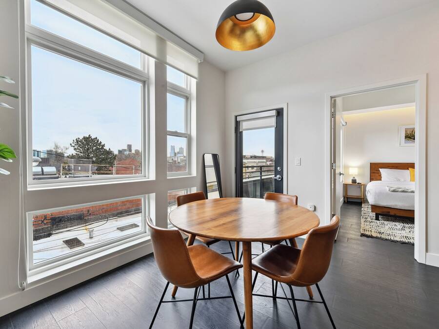 Condo, 1 King Bed, Kitchen, Mountain View (Unit 209) | Dining