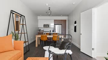 Condo, Multiple Beds, Balcony, Mountain View (unit 201) | Living area | 40-cm TV with digital channels