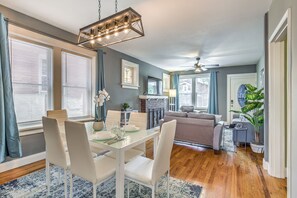 House, Multiple Beds, Kitchen, City View | Dining - 4609 Wilcox Ave - STR (St. Louis)