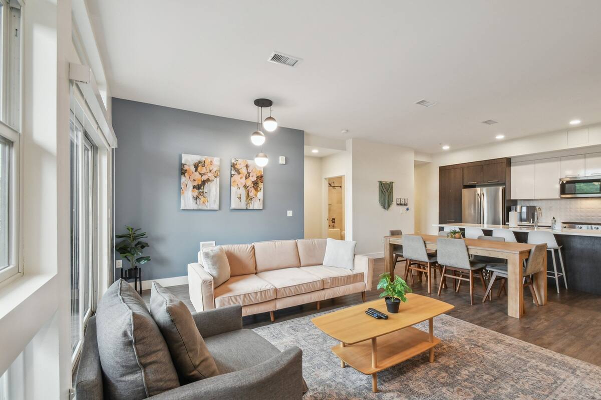 Appartement, Meerdere bedden, keuken (Unit 203) | Woonruimte