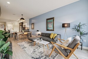 Condo, Multiple Beds, Balcony, City View (#U402 Peekaboo Views) | Living area - Espadin Condos I (Denver)
