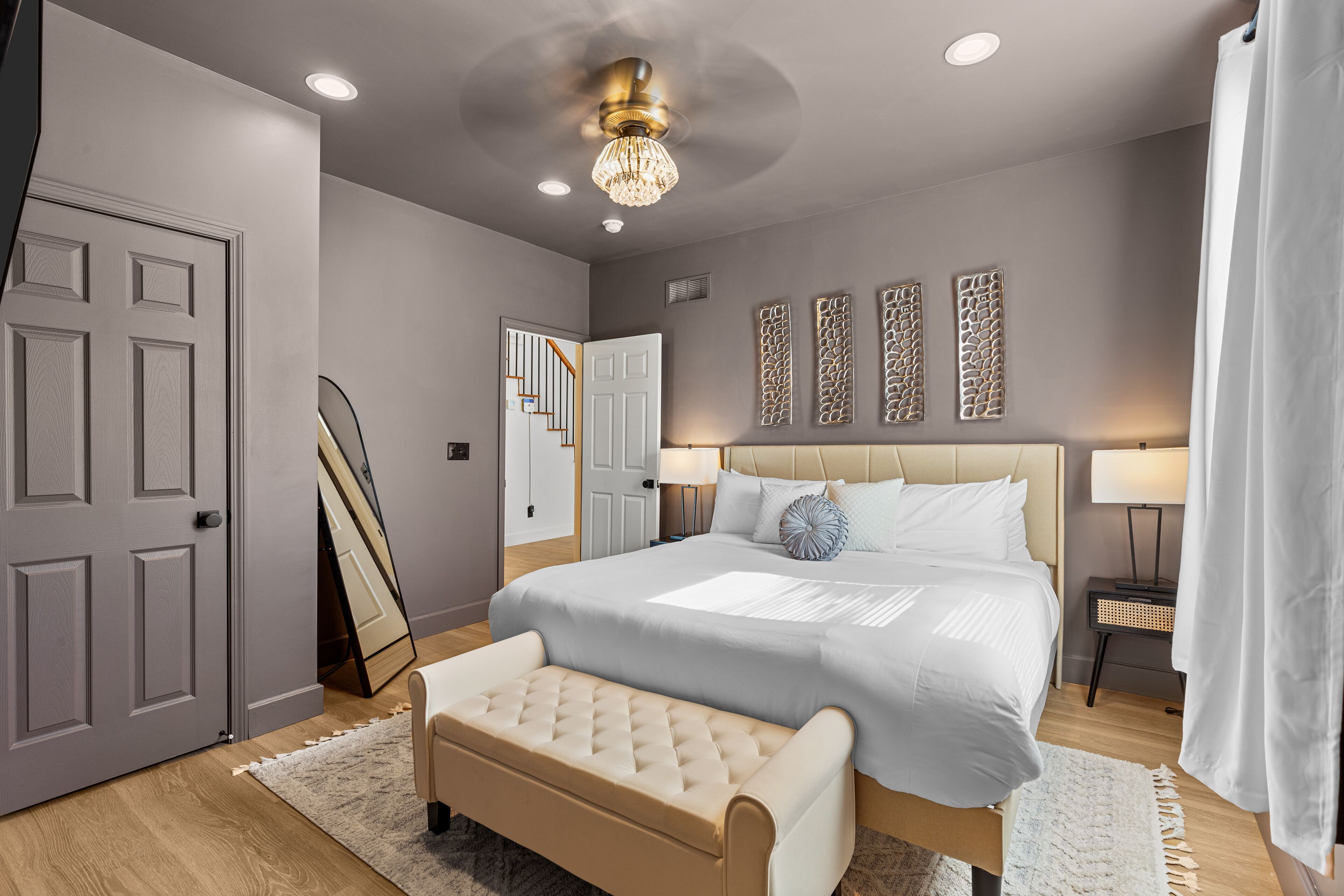 3 개의 침실, 각각 다른 스타일의 인테리어, 각각 다르게 가구 비치, 무료 WiFi