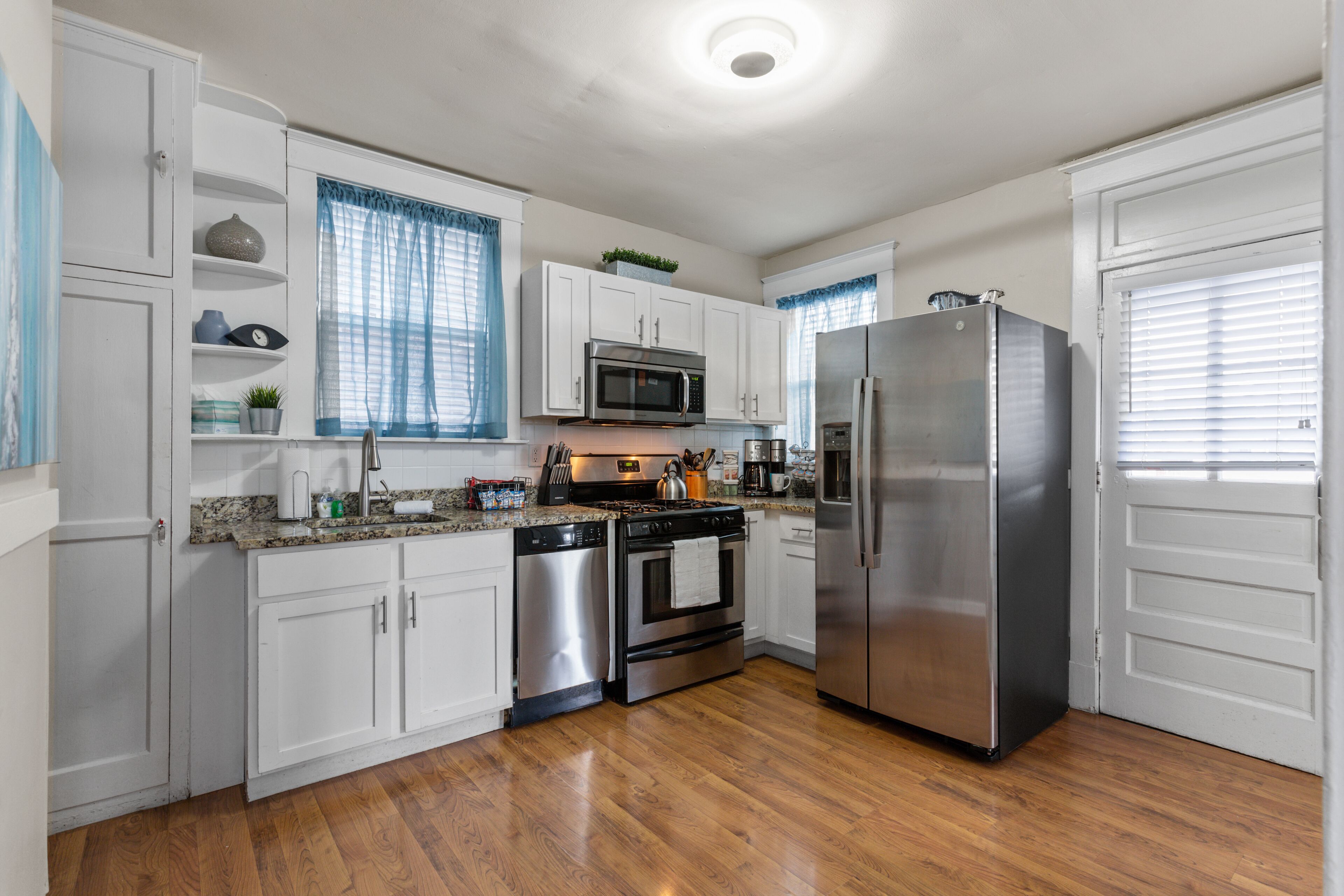 Ferienhaus, Mehrere Betten, Küche, Stadtblick | Eigene Küche