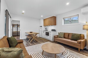 Family Cabin, Multiple Beds, Patio, Hill View | Living area - Forrest Holiday Park (Forrest)