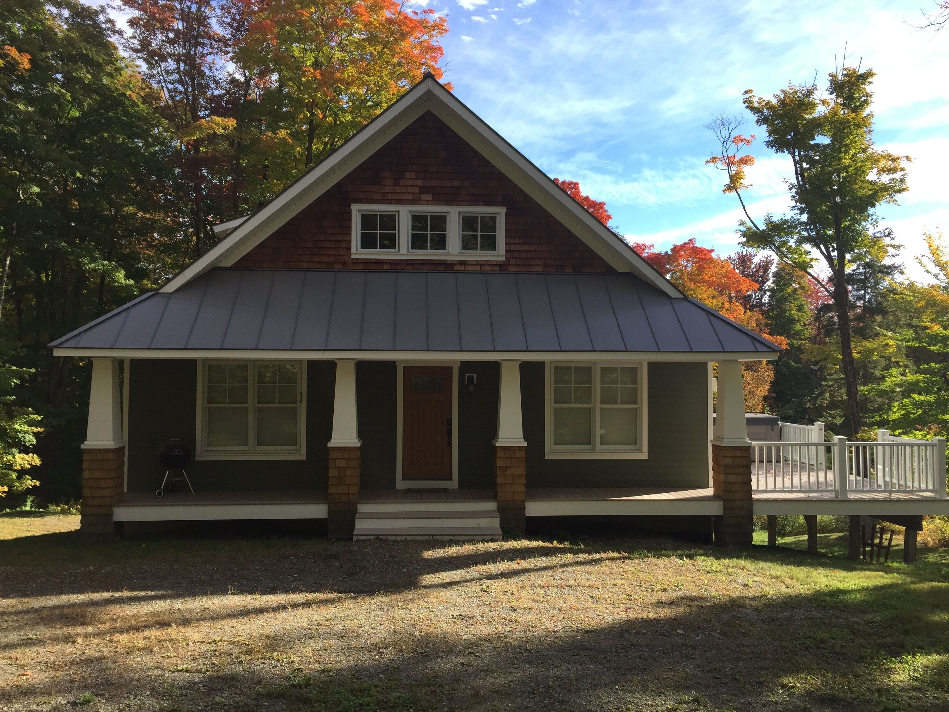 Spacious home sleeps 12; close to Mt. Snow and VAST trails; hot tub