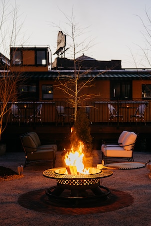 Terrace/patio. The Hotel Chalet at The Choo Choo