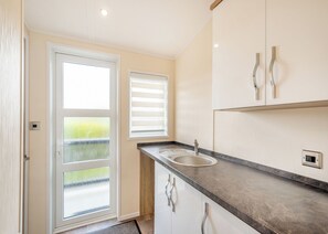 Interior - Country and modern cladded lodge. (Kirkcudbright)