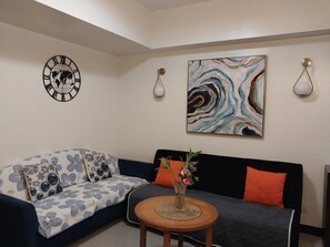 43-inch Smart TV with cable channels