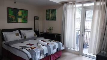 1 habitación y ropa de cama hipoalergénica