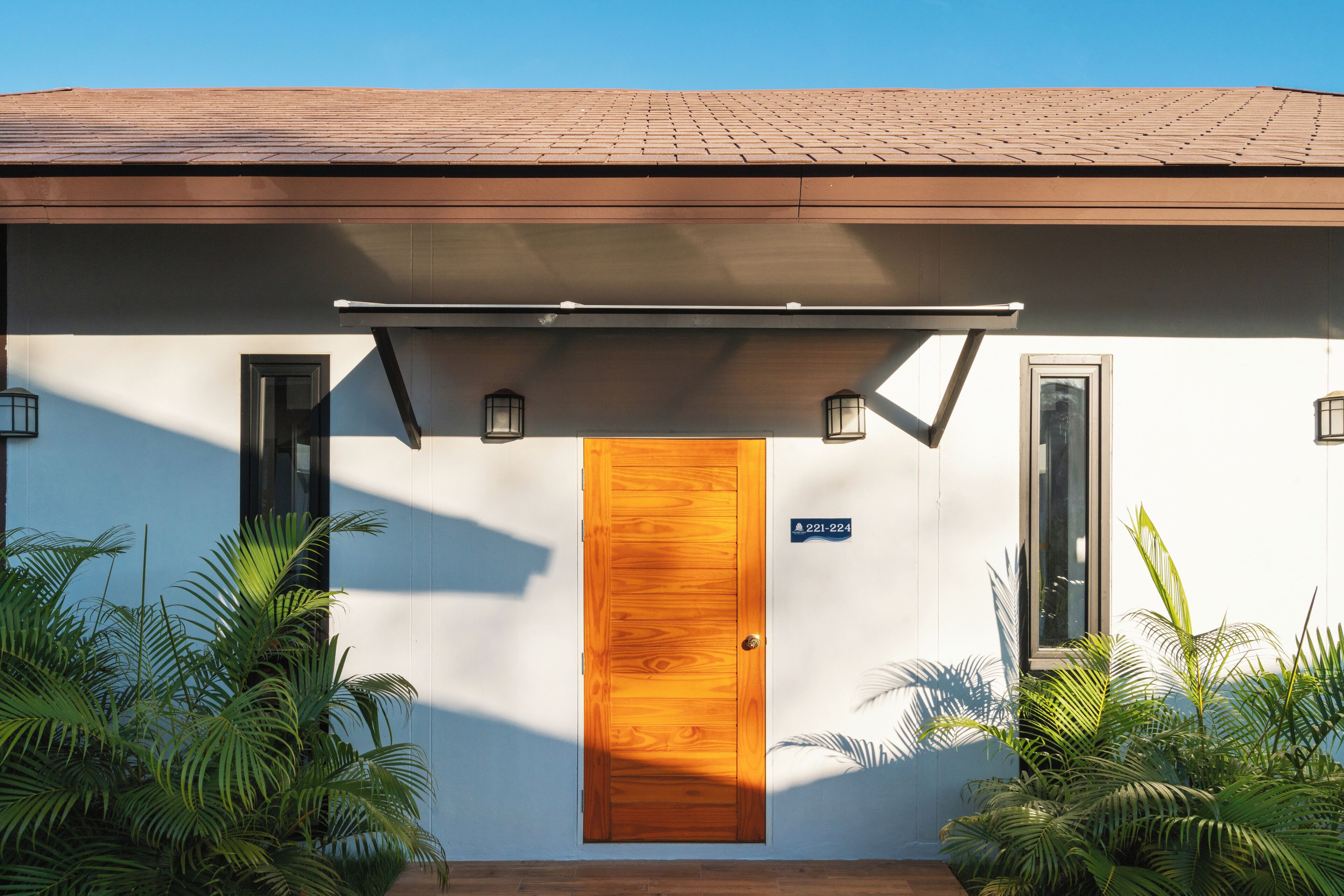 ด้านหน้าที่พัก