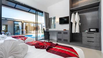 2 habitaciones, ropa de cama de alta calidad y colchones Tempur-Pedic