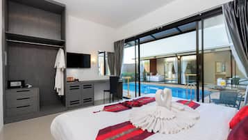 2 habitaciones, ropa de cama de alta calidad y camas Tempur-Pedic
