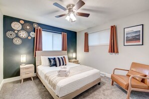 6 bedrooms, iron/ironing board, travel crib, WiFi