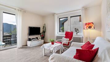 Una televisión, un reproductor de DVD