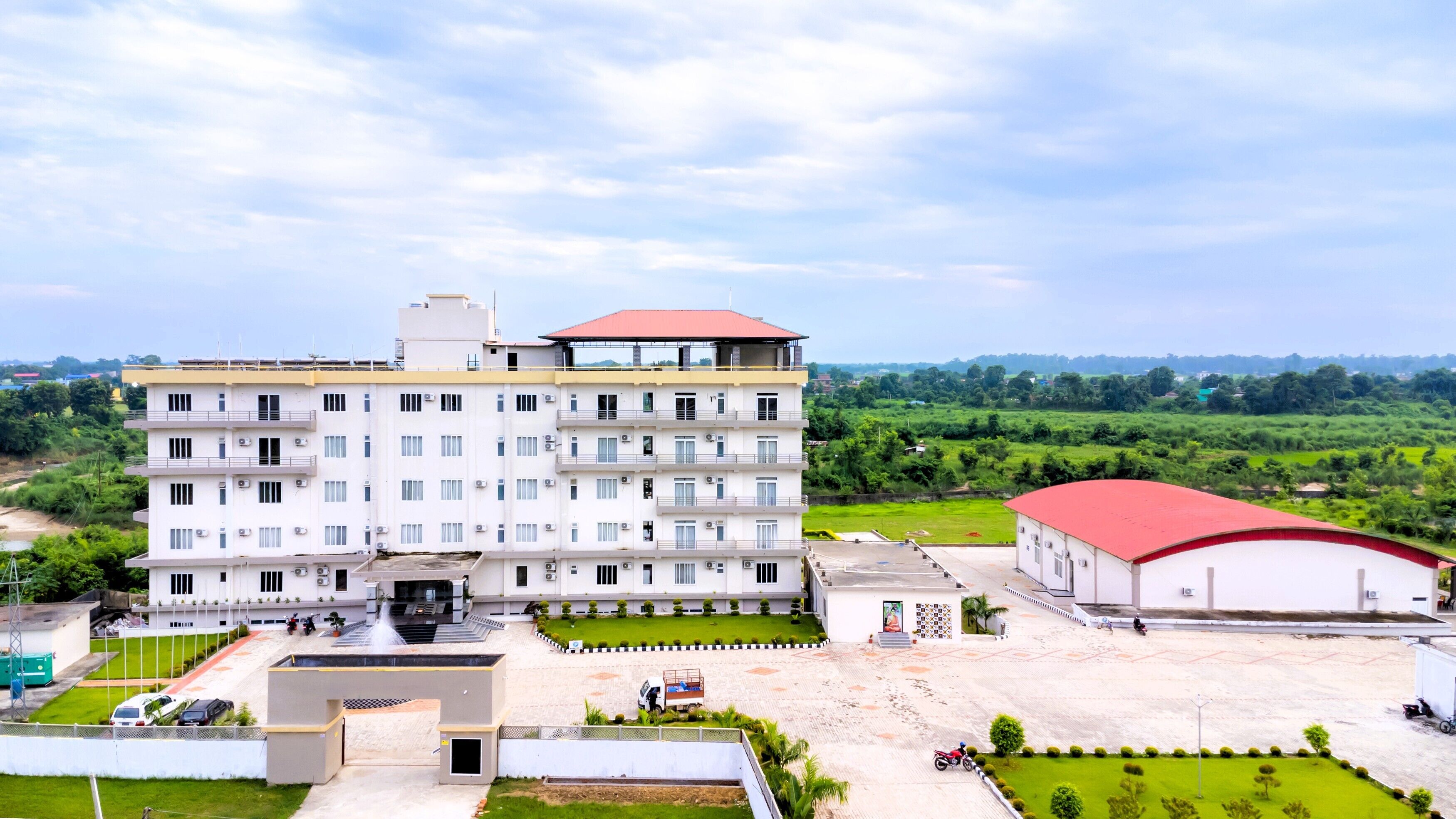 ด้านหน้าที่พัก