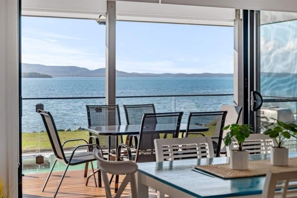 Stunning views across Tanilba Bay
