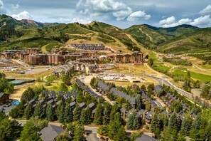 Aerial view - Canyons Village townhome with 2 fireplaces, 2 pools & hot tubs - walk to lifts (Park City)