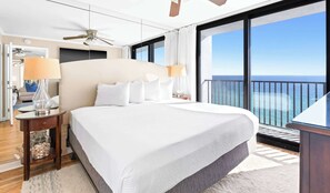 2 bedrooms, iron/ironing board, free WiFi, bed sheets - 14th-Floor 2BR Condo With Gulf Views, Balcony and Heated Pool Access (Santa Rosa Beach)