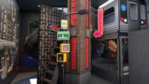Unclassified image, 3 of 49, button - Vor4845pp: 7 Bed, Superhero City, Toy Box, Gaming Nook (Orlando)