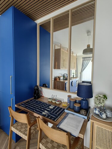 Royal Blue River Pearl Cozy&Charm in the beautiful park good for healthy breaks 