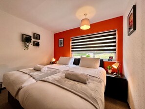 Desk, iron/ironing board, travel crib, free WiFi