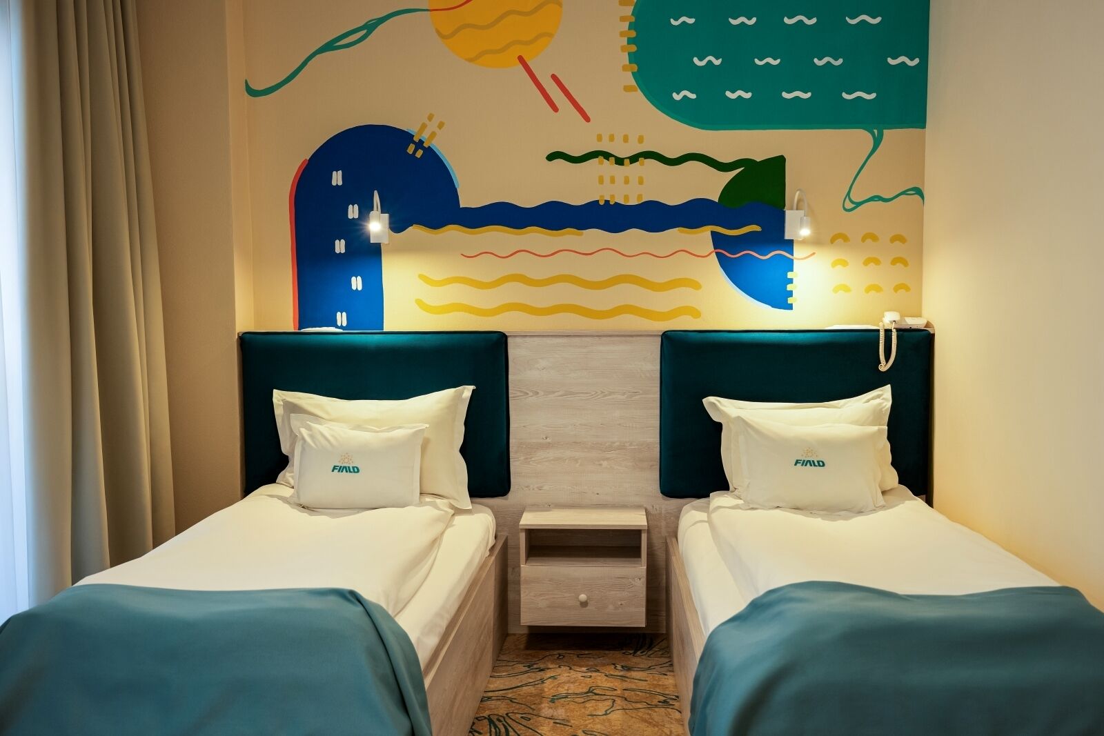Standard Room, 2 Twin Beds, Pool Access | Minibar, soundproofing, free WiFi