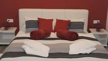 7 quartos, ferros/tábuas de passar roupa, Wi-Fi, roupa de cama