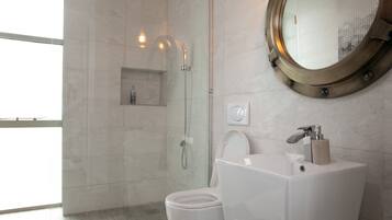 Exclusive Bungalow, 1 Bedroom | Bathroom | Shower, rainfall showerhead, free toiletries, slippers