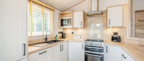 Fridge, oven, stovetop, toaster