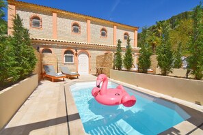 Pool - Apartment 'Doliva Chris' with Private Pool, Mountain View, Wi-Fi, and Air Conditioning (Corfu)