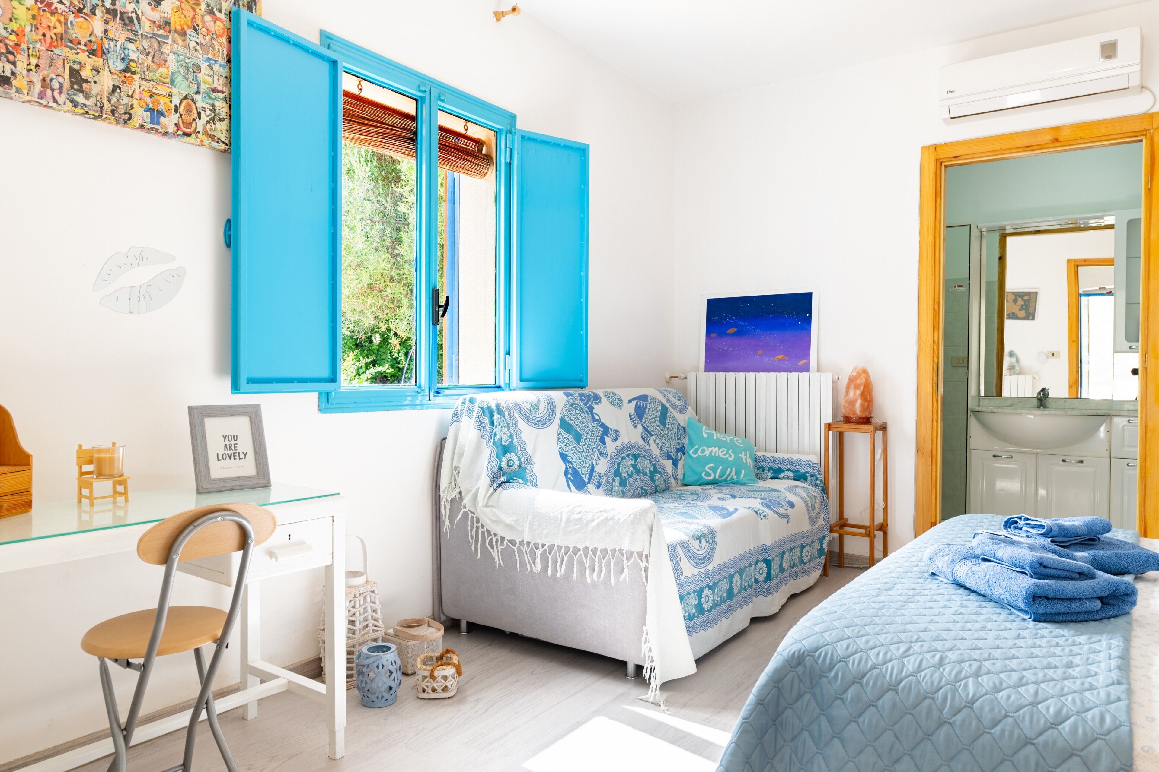 1 soverom, strykejern/-brett, wi-fi (inkludert) og sengetøy