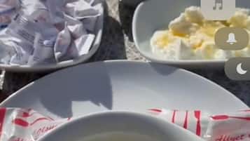 Free daily self-service breakfast