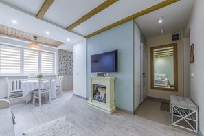 1 bedroom, desk, iron/ironing board, free WiFi - Two-room apartment on 17 Korolyov st (Minsk)