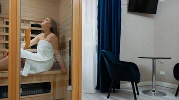 Suíte luxo | 1 quarto, roupas de cama premium, edredons de pluma