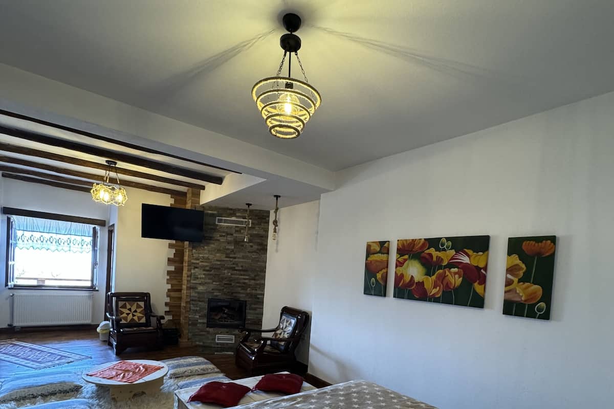 Suite estudio tradicional | Escritorio, espacio para trabajar con laptop y wifi gratis