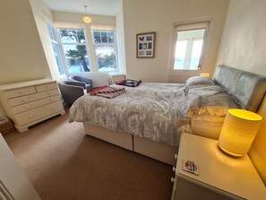 2 bedrooms, iron/ironing board, travel crib, WiFi