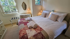 2 bedrooms, iron/ironing board, travel crib, WiFi
