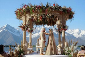 Área de bodas al aire libre