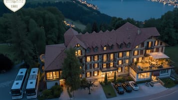 Front of property – evening/night